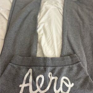 Aeropostale Gray Wide Leg Pants